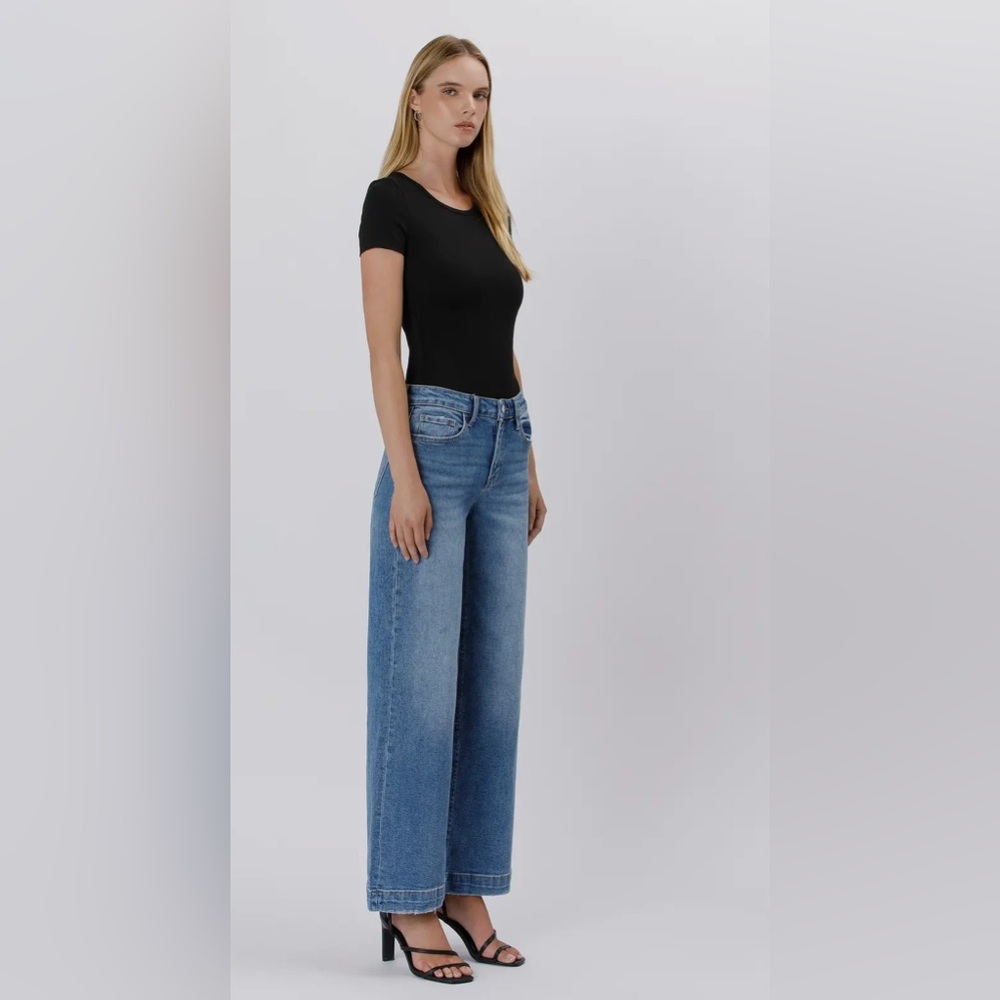 High Rise Trouser Denim - Picture 4 of 6